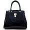 Padlock Patent Hot Colors Satchel