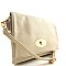 80889-LP Double Compartment Turn-lock Large Messenger