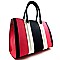 Color Block Classic Quality Satchel Bag