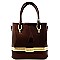 Bottom Compartment Patent Tall Satchel - New Season