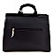 Professional Large Boxy Shape Saffiano Satchel