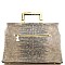 Classy Style Lizard Skin Print Satchel/Shoulder Bag