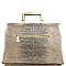 Classy Style Lizard Skin Print Satchel/Shoulder Bag