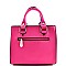 Authentic Crocodile Sequence Stripe Print Satchel