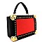 Studded Classic Box Satchel