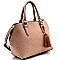 81322-LP Tassel Accent 3 Compartment Classy Satchel