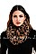 FAUX FUR LEOPARD PRINT SNOOD