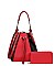 2 in 1 Drawing Hobo Bag With Wallet