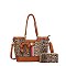 2-IN-1 BEE CHARM TOTE SET WITH WALLET