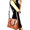 87013-LP Compartment Simple 2 Way Satchel