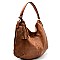 87063-LP Tassel Accent Bohemian Hobo