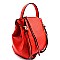 87191-LP Zipper and String Accent Convertible Backpack