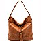 87236-LP Tassel Accent Stitch Detail Hobo