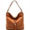 87236-LP Tassel Accent Stitch Detail Hobo