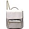 87389A-LP Chain Strap Fashion Flap Backpack