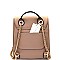 87389A-LP Chain Strap Fashion Flap Backpack