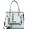 87520A-LP Flip-Lock Accent 2-Way Structured Satchel