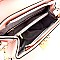 87539-LP Hardware Flip-lock Top-Handle Flap Medium Satchel