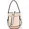 Trendy Woven Barrel-Shaped Shoulder Bag MH-87543