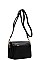 SMOOTH PU LEATHER EXPANDABLE FASHION MODERN CROSSBODY BAG JY-87589