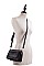 SMOOTH PU LEATHER EXPANDABLE FASHION MODERN CROSSBODY BAG JY-87589