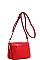 SMOOTH PU LEATHER EXPANDABLE FASHION MODERN CROSSBODY BAG JY-87589