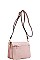 SMOOTH PU LEATHER EXPANDABLE FASHION MODERN CROSSBODY BAG JY-87589