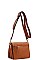 SMOOTH PU LEATHER EXPANDABLE FASHION MODERN CROSSBODY BAG JY-87589