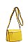 SMOOTH PU LEATHER EXPANDABLE FASHION MODERN CROSSBODY BAG JY-87589