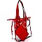 Clear 2 in 1 Shopper Tote MH-87686