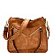 Bohemian Whipstitched Bucket Messenger Shoulder Bag MH-87716