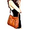 Bohemian Whipstitched Bucket Messenger Shoulder Bag MH-87716