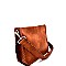 Whipstitched Bohemian Bucket Messenger Shoulder Bag