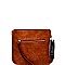 Whipstitched Bohemian Bucket Messenger Shoulder Bag
