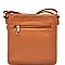 Cat Ear Hardware Accent Cross Body MESSENGER Bag RZ-87743
