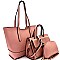 Wholesale Satchel Classy 3 in 1 Tote SET