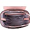 Buckle Accent Plaid 2 in 1 Convertible Backpack Cross Body SET MH-87801