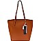 Turn-Lock Satchel Classy 3 in 1 Tote Value SET MH-87802