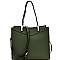 Multi-Compartment Structured 2-Way Tote MH-87838
