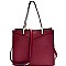 Multi-Compartment Structured 2-Way Tote MH-87838