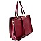 Multi-Compartment Structured 2-Way Tote MH-87838