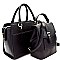 Structured 2 in 1 Satchel Backpack SET MH-87847