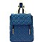 Chain Accent Quilted Fashion Backpack MH-87882