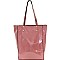 Classy Patent Tall Tote MH-87899