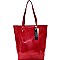 Classy Patent Tall Tote MH-87899