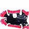 Faux-Fur Detail 2-Way Belted Satchel MH-896D