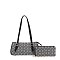 2-in-1 Oval Monogram Satchel / Shoulder Bag