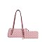 2-in-1 Oval Monogram Satchel / Shoulder Bag