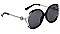 PACK OF 12  ROUND BARREL C-CLAMP HYBRID SUNGLASSES