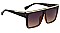 PACK OF 12 ACCENTED SQUARE POLYMER SUNGLASSES